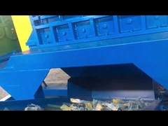 Zware 2-assige shredder machine metaalvergruizer 45 Kw * 2 vermogen