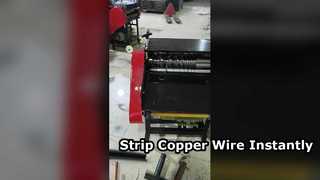 Koperdraadstripmachine Werkvideo | Snel en eenvoudig koperherstel